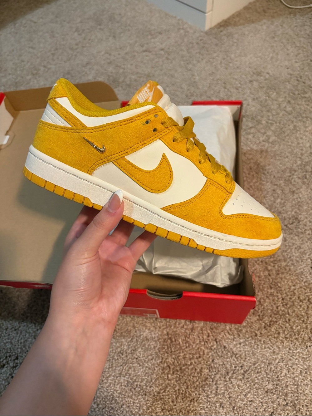 Nike Red Shoe Box with White Logo